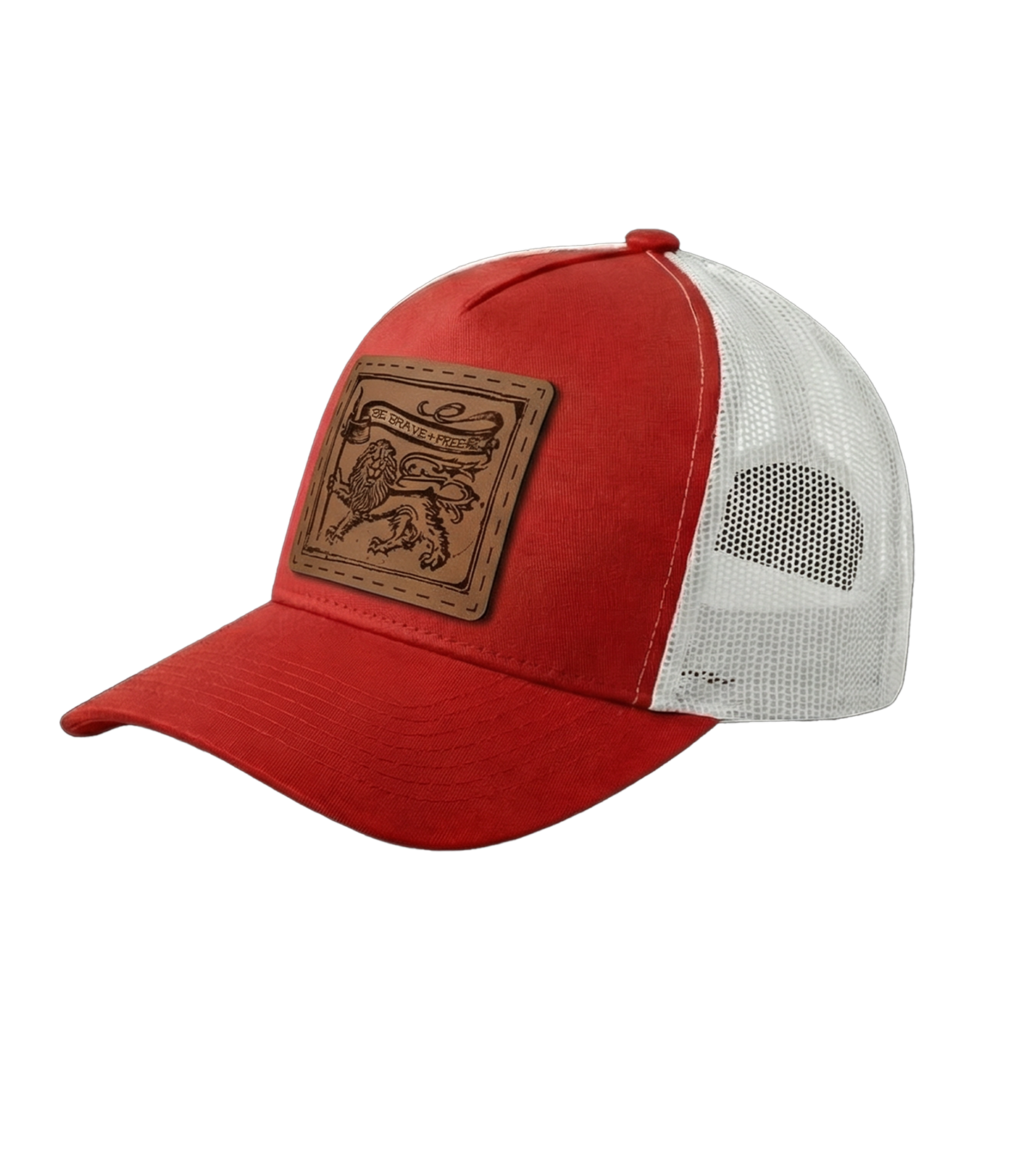 Be Brave + Free Leather Patch Hat