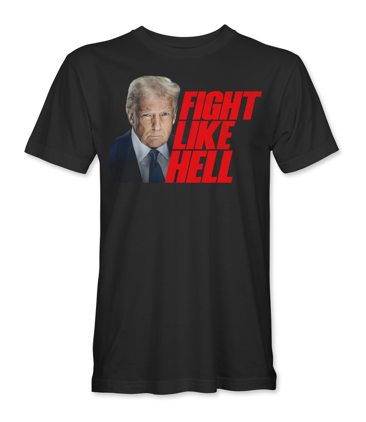 Trump Portrait Fight Like Hell T-Shirt