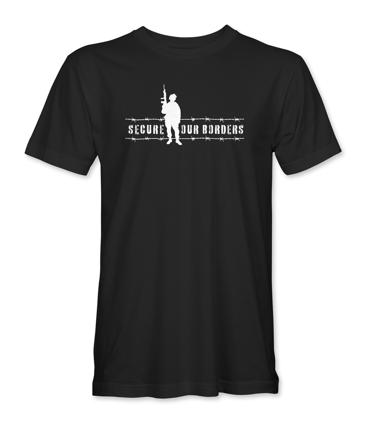 Secure Our Borders Soldier T-Shirt