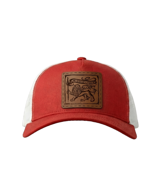 Be Brave + Free Leather Patch Hat