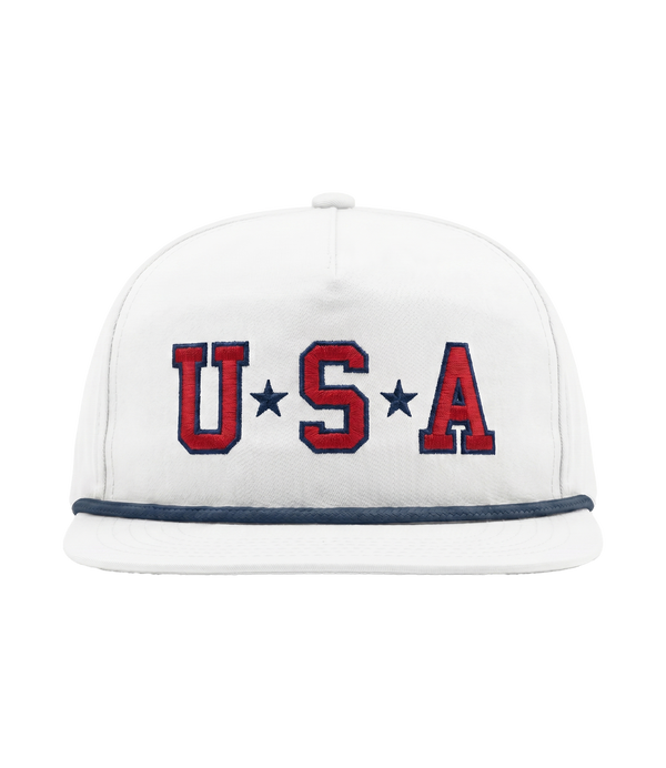 USA Varsity Rope Embroidered Hat