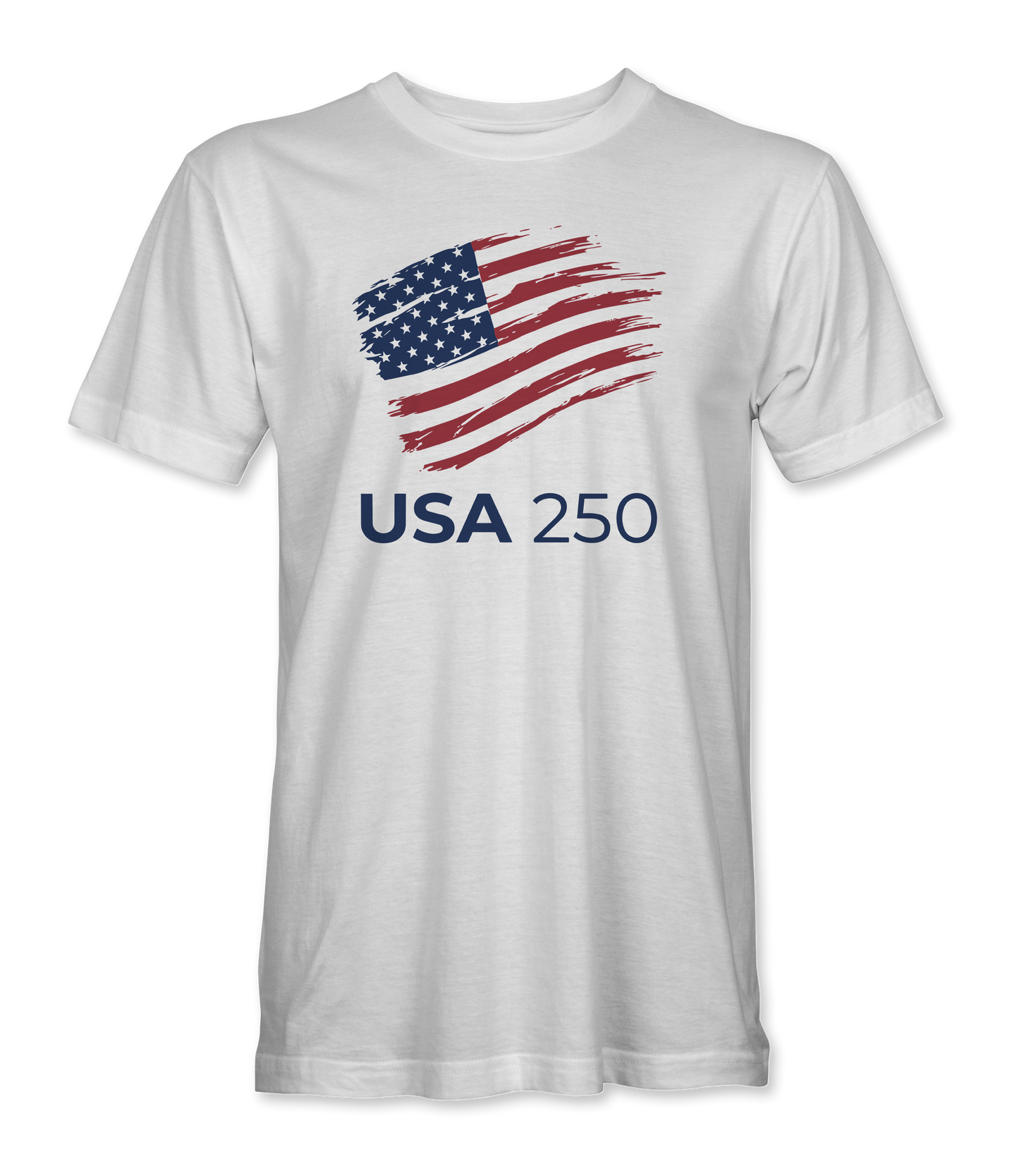 USA 250 Brush Flag T-Shirt