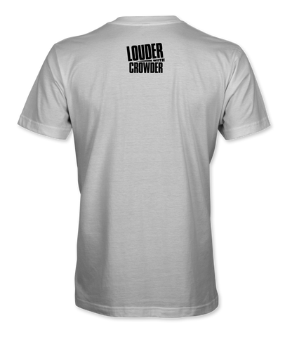 Camo Flag Buck heather gray t-shirt, back