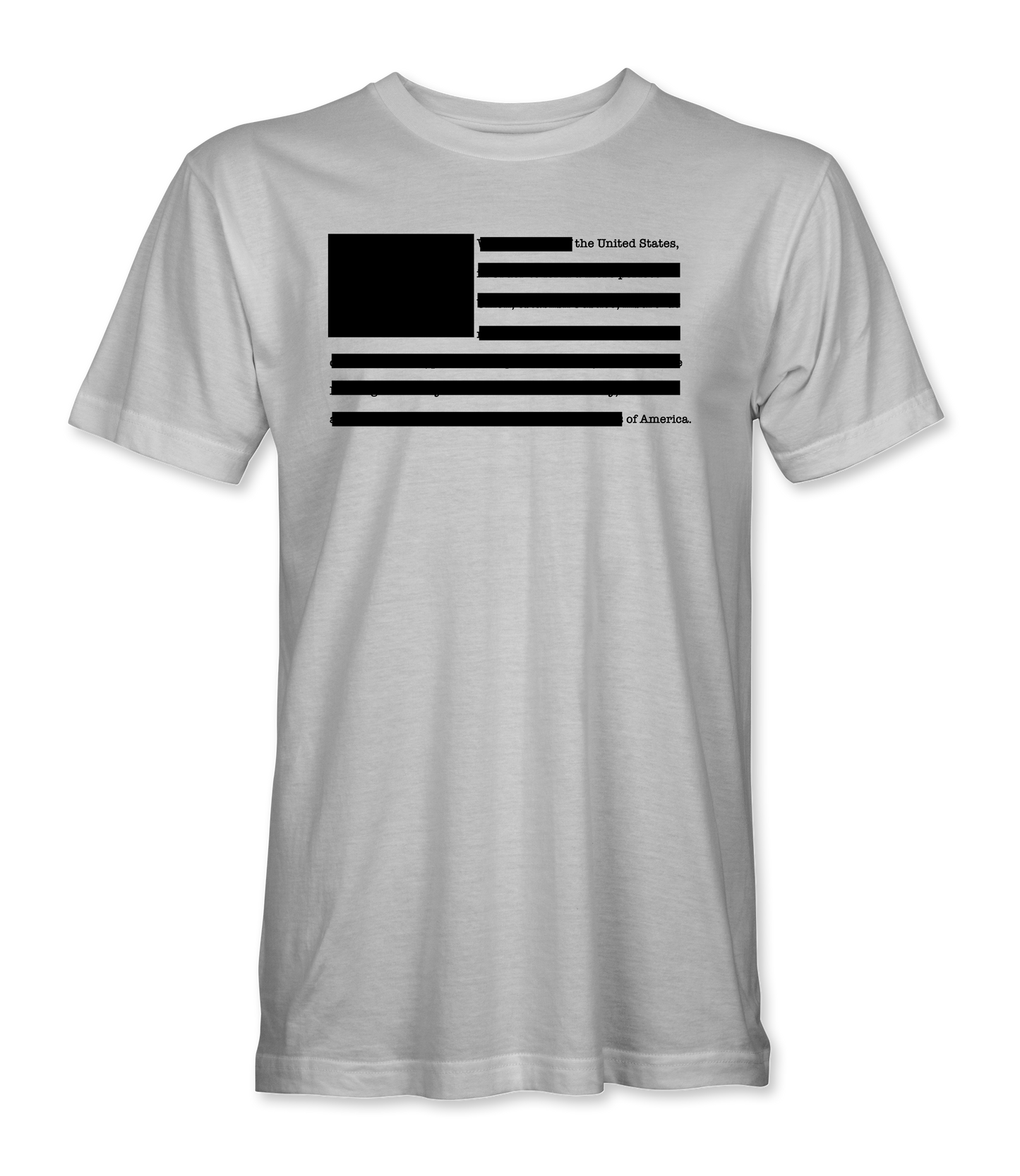 U.S.A. Redacted Flag T-Shirt