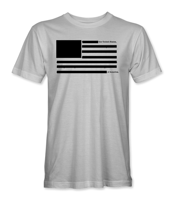 U.S.A. Redacted Flag T-Shirt