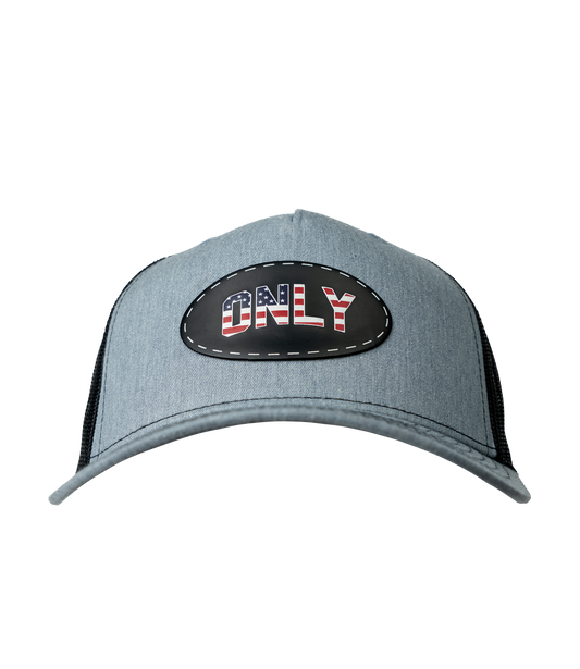 Only Leather Patch Hat