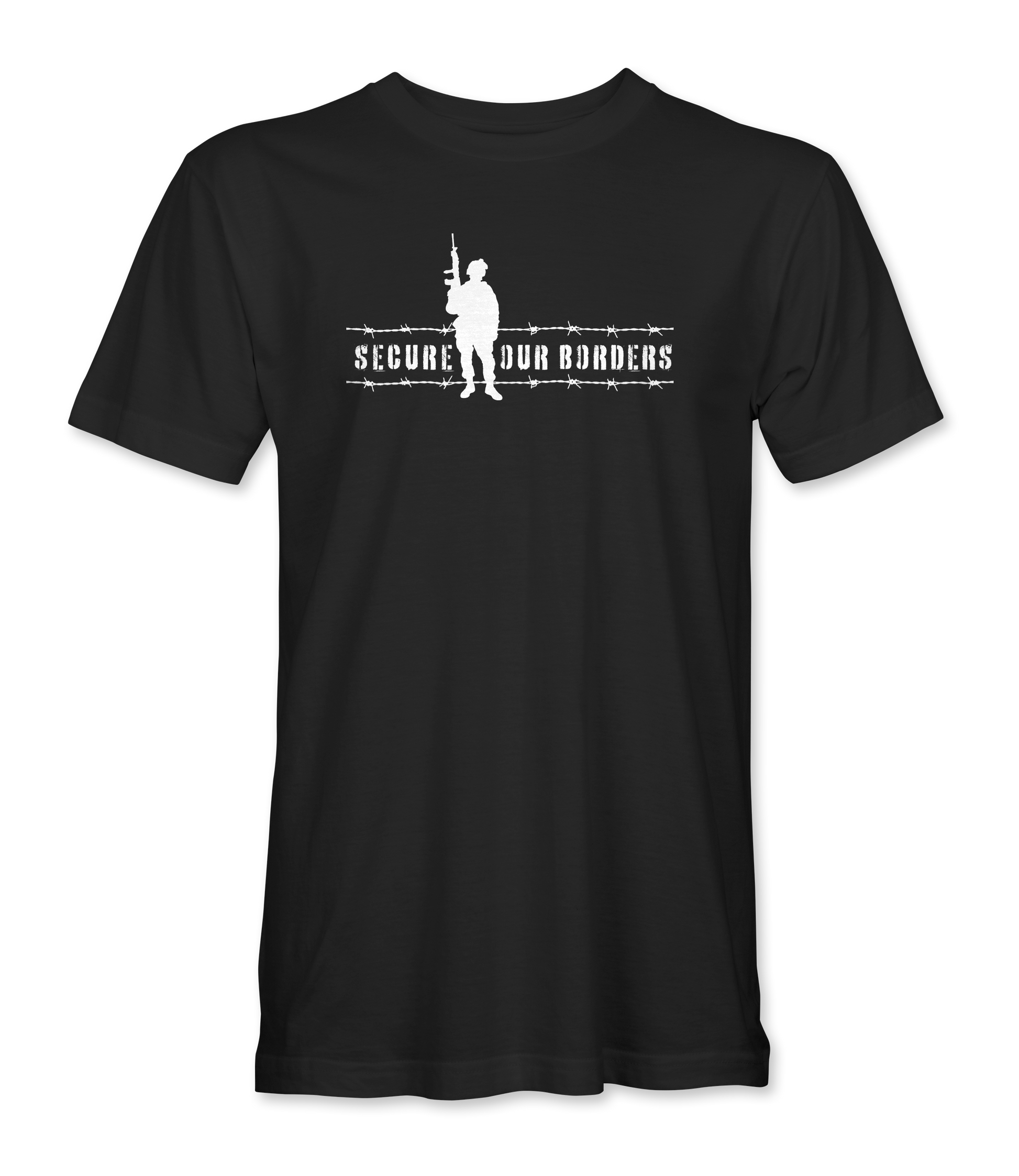 Secure Our Borders Soldier T-Shirt – Crowder Shop Secure Our Borders Soldier T-Shirt – Crowder Shop