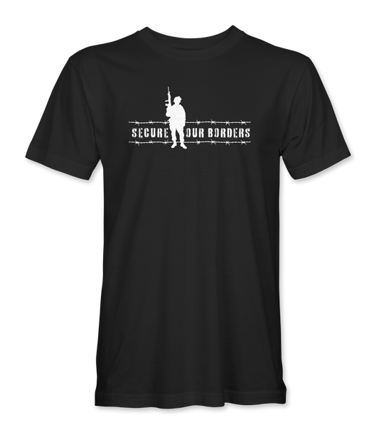 Secure Our Borders Soldier T-Shirt