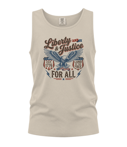 Liberty & Justice For All Tank Top