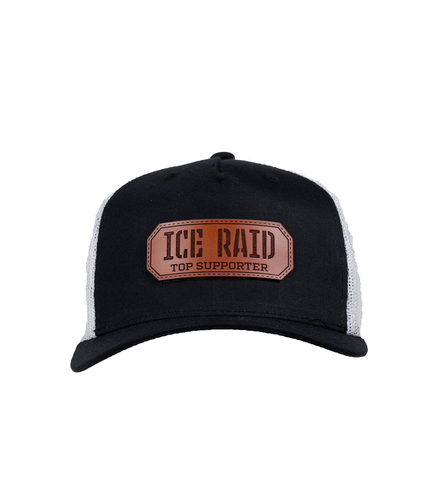 ICE Raid Top Supporter Leather Patch Hat
