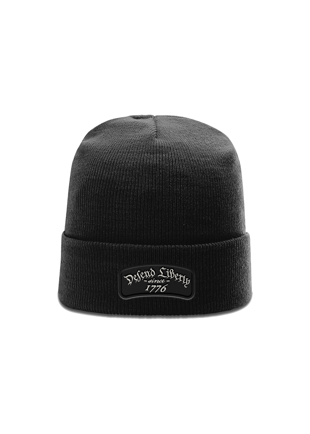 Defend Liberty Leather Patch Beanie