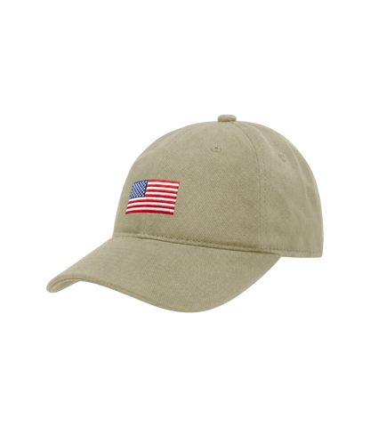 American Flag Dad Hat side