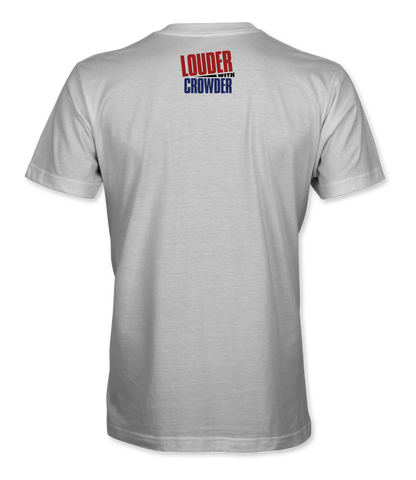 American Flag Embroidered Pocket T-Shirt back
