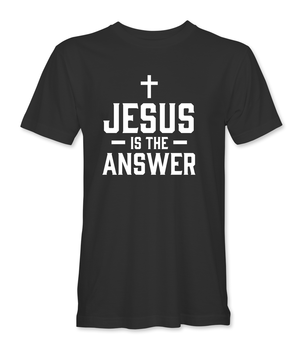 JESUS IS THE ANSWER T-SHIRT