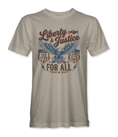 Liberty & Justice For All T-Shirt front