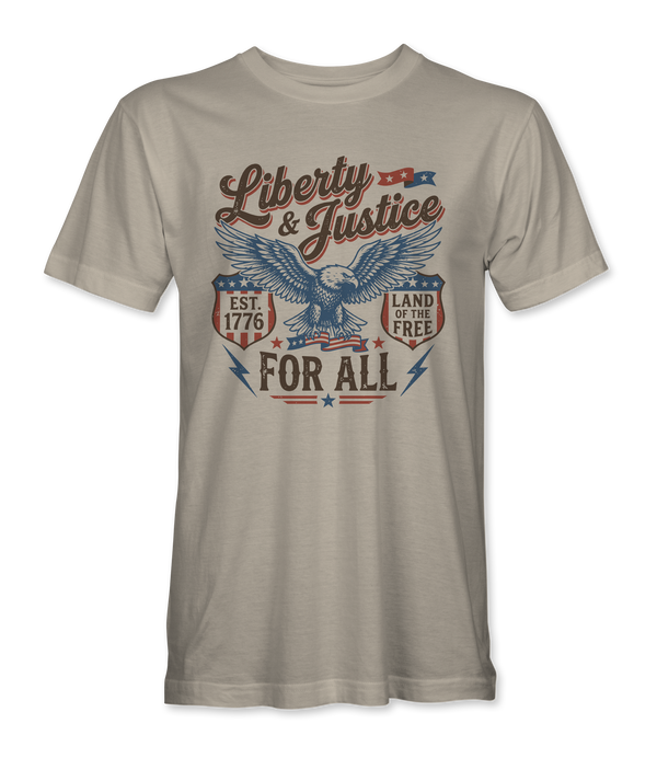 Liberty & Justice For All T-Shirt front