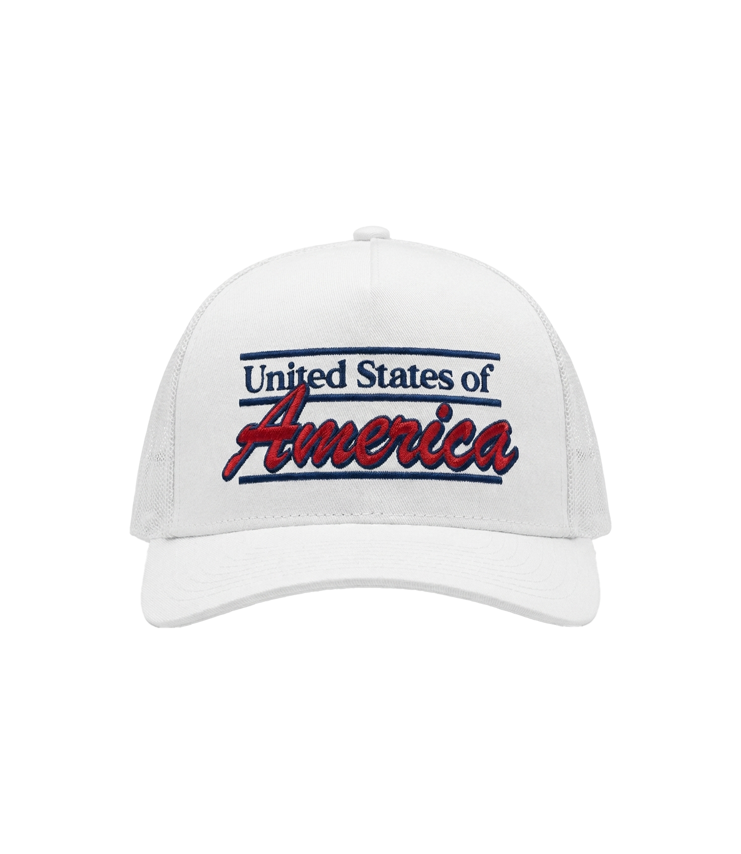 United States of America Rope Hat White front