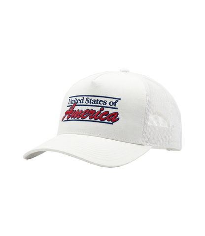 United States of America Rope Hat White side