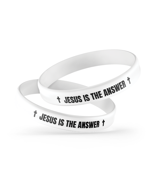 Jesus Is The Answer Wristband